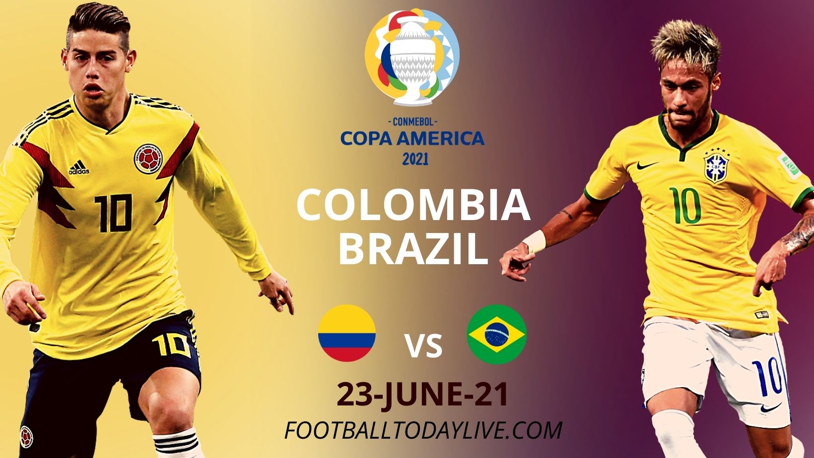 Colombia vs Brazil Live Stream 2021 | Copa America